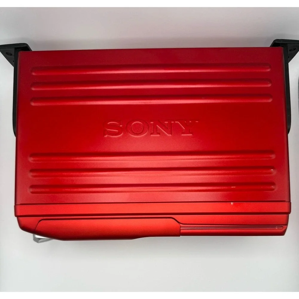 Sony Xplod CDX-737 10 Disc CD Changer Car Audio 10-CD Bus System Red Untested